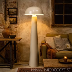 FUNGI Golvlampa, Beige