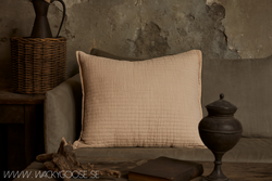 Kuddfodral 100% bomull, 60x50cm, Beige