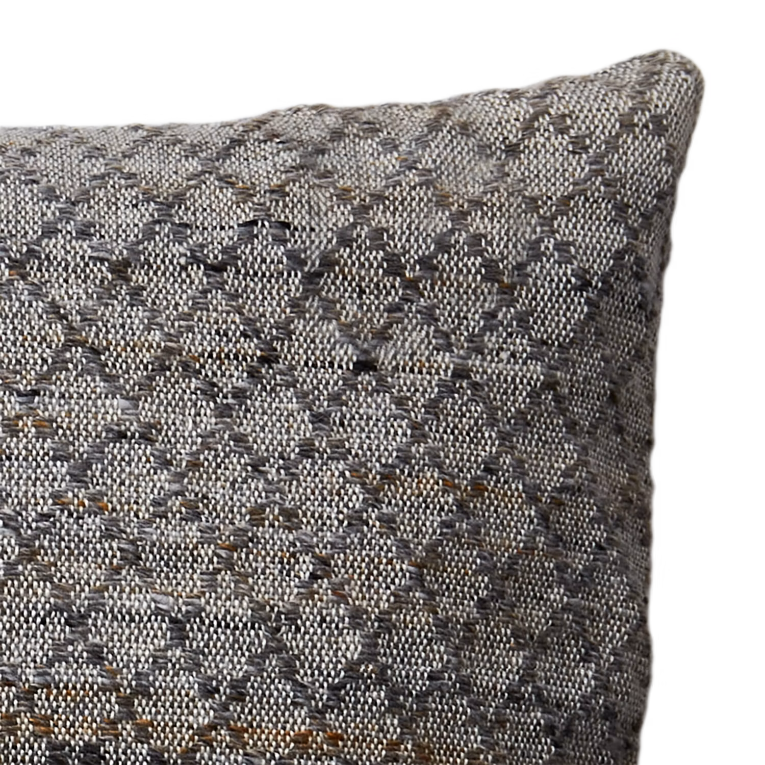 Kuddfodral gjord av garn av återvunna PET-flaskor, Grå/Flerfärgad, 110x40cm