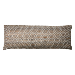 Kuddfodral gjord av garn av återvunna PET-flaskor, Senapsgul/Flerfärgad, 110x40cm