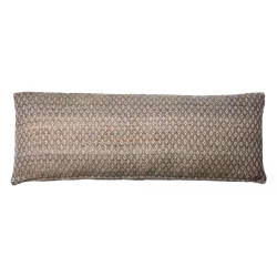 Kuddfodral gjord av garn av återvunna PET-flaskor, Senapsgul/Flerfärgad, 110x40cm