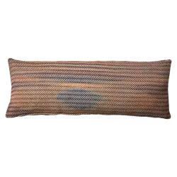 Kuddfodral i bomull, Röd/Flerfärgad, 110x40cm