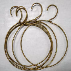 Galge i järn, Mässing, 5-pack