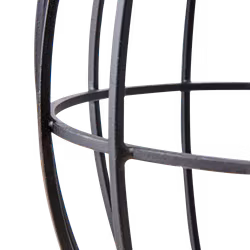 Ljushållare/Ljusbur i järn, Ø18cm