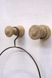 Unik Vintage krok/Knopp i trä
