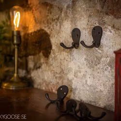 Dubbelkrok i järn, 20-pack