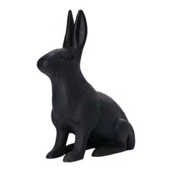 Stor kanin i gjutjärn, Dekorativ trädgårdsfigur