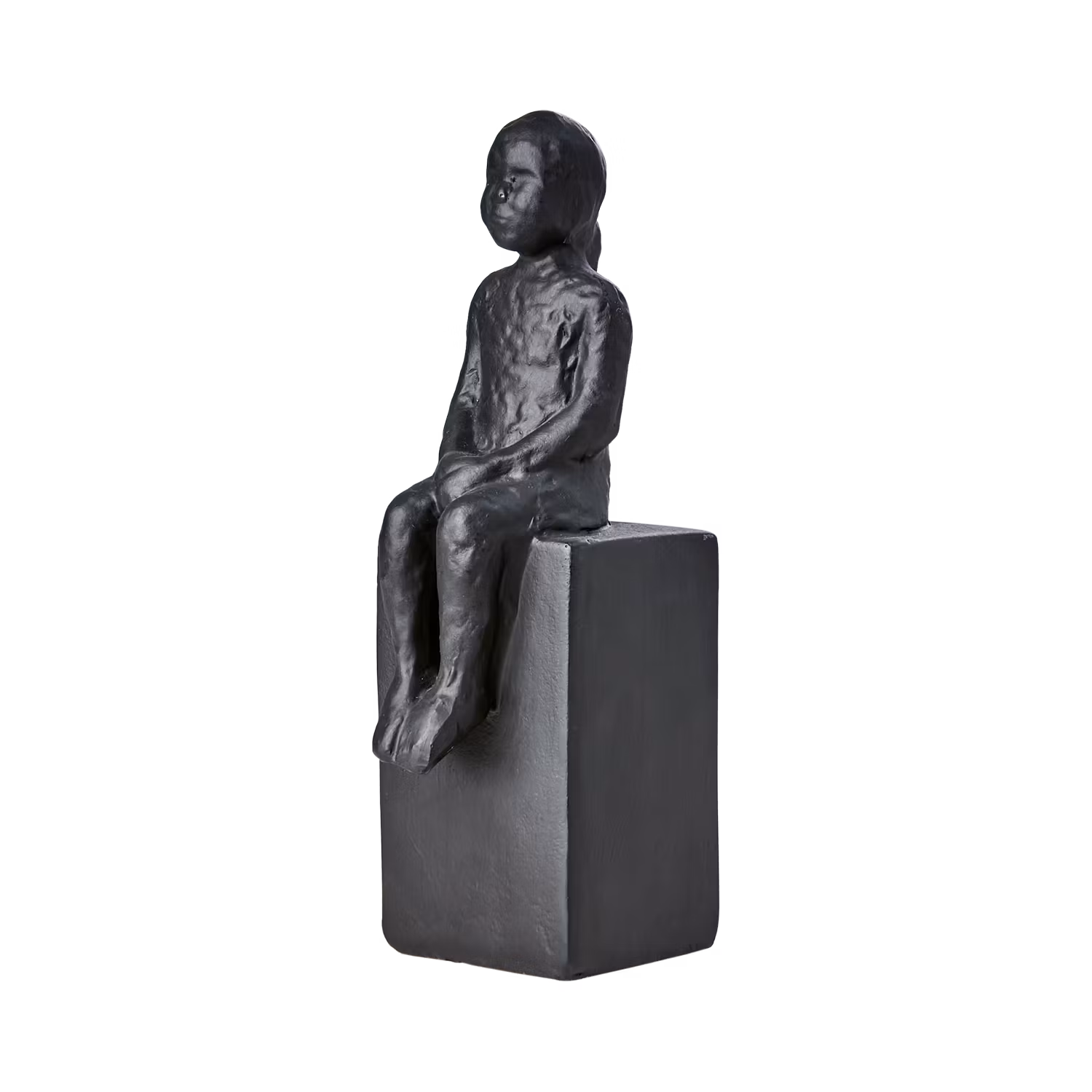 Dekorativ staty, 25cm, Svart