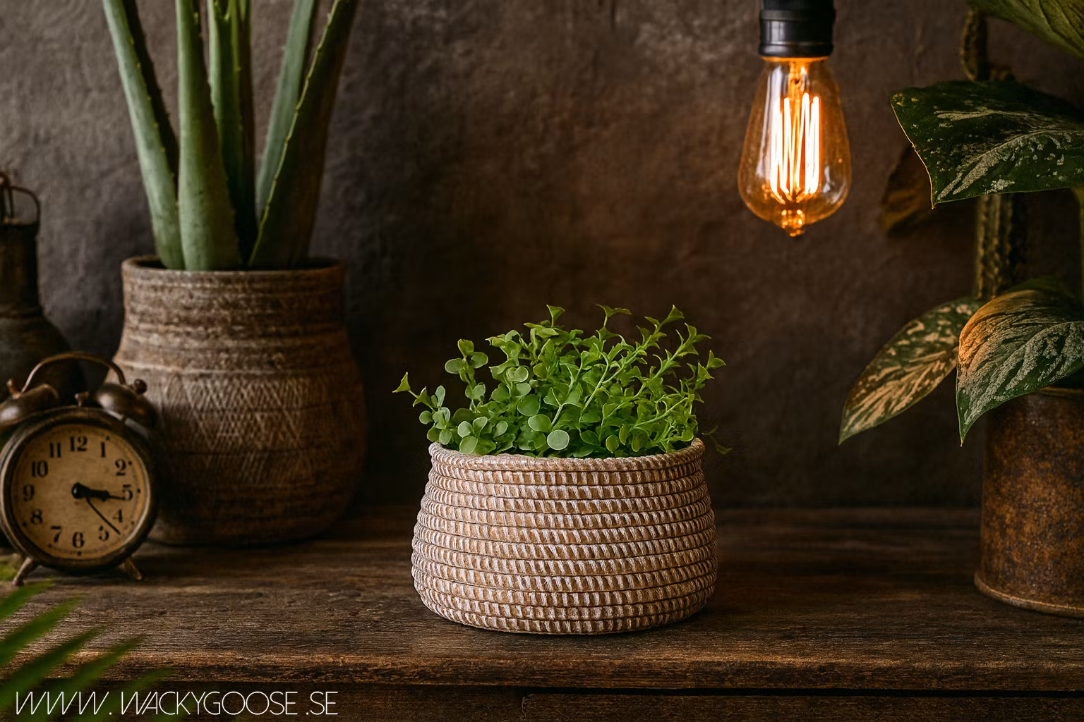 Urna/Kruka i betong, Ø15cm