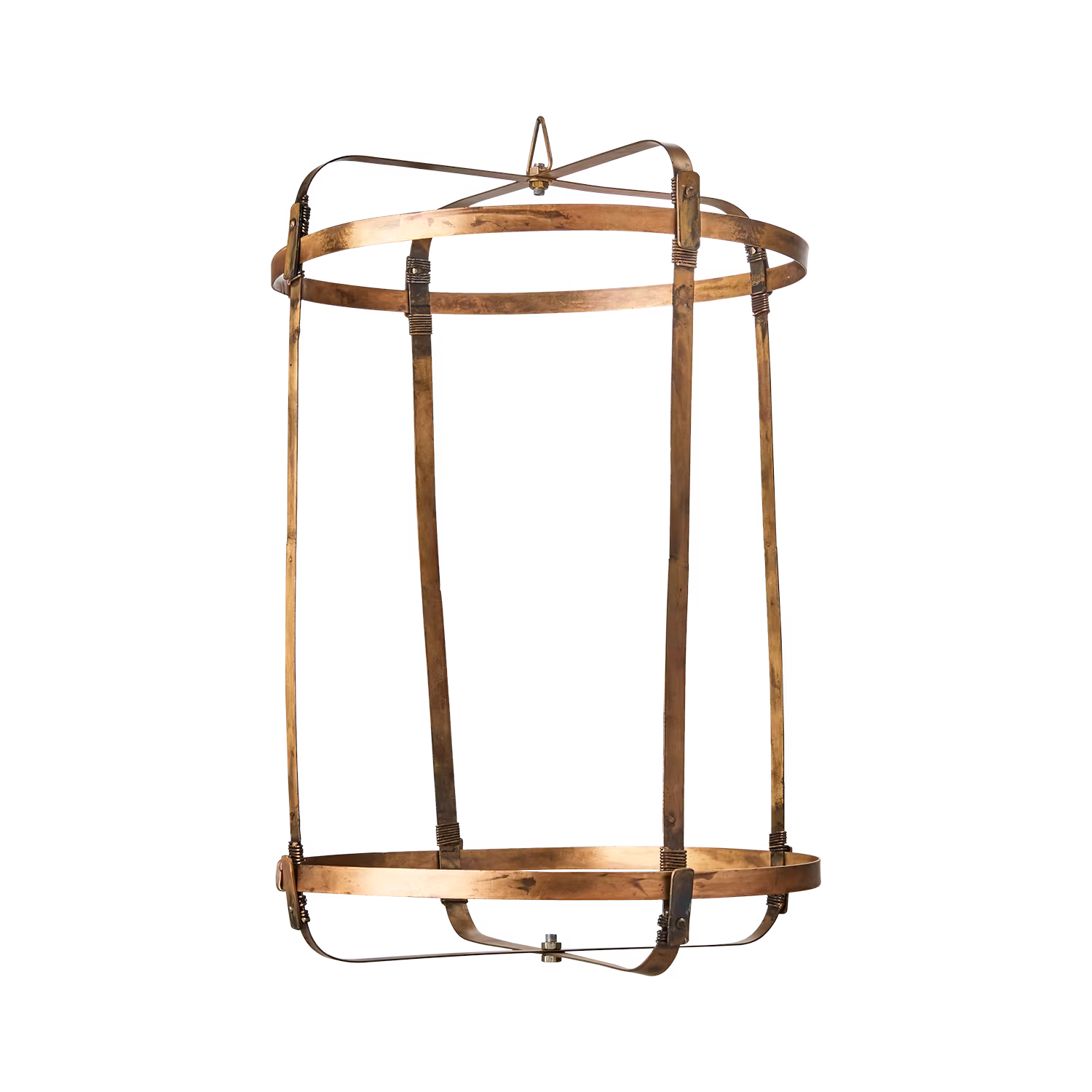 Lampstomme i järn, Ø42x61cmcm, Mässingfärgad