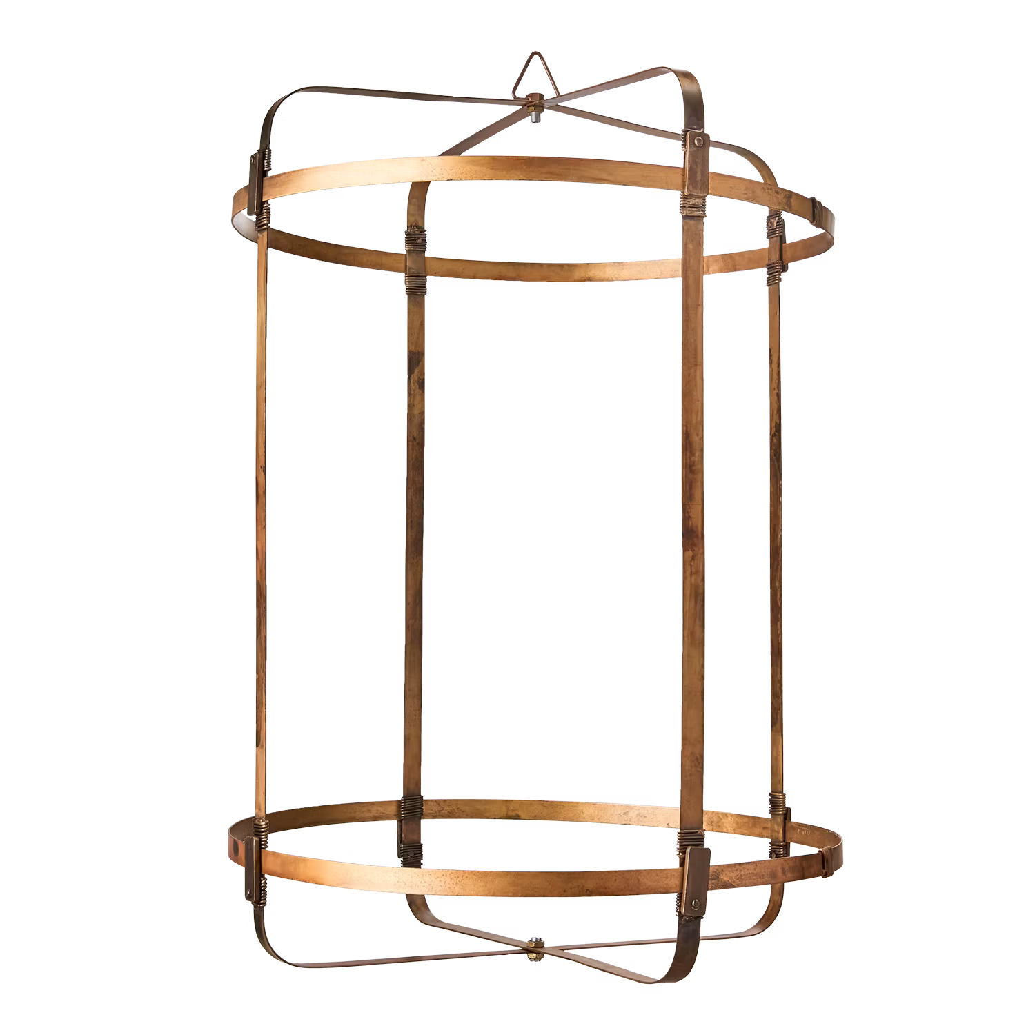 Lampstomme i järn, Ø51x75cmcm, Mässingfärgad