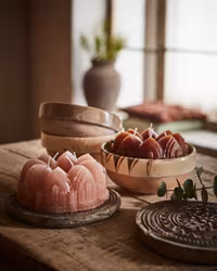 Handgjord ljustårta, Sand