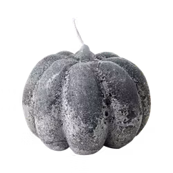 Handgjort Figurljus, Pumpa, Grå