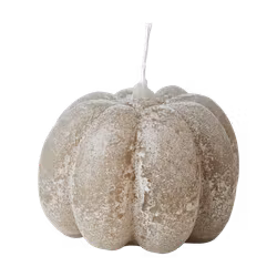 Handgjort Figurljus, Pumpa, Kvartsgrå