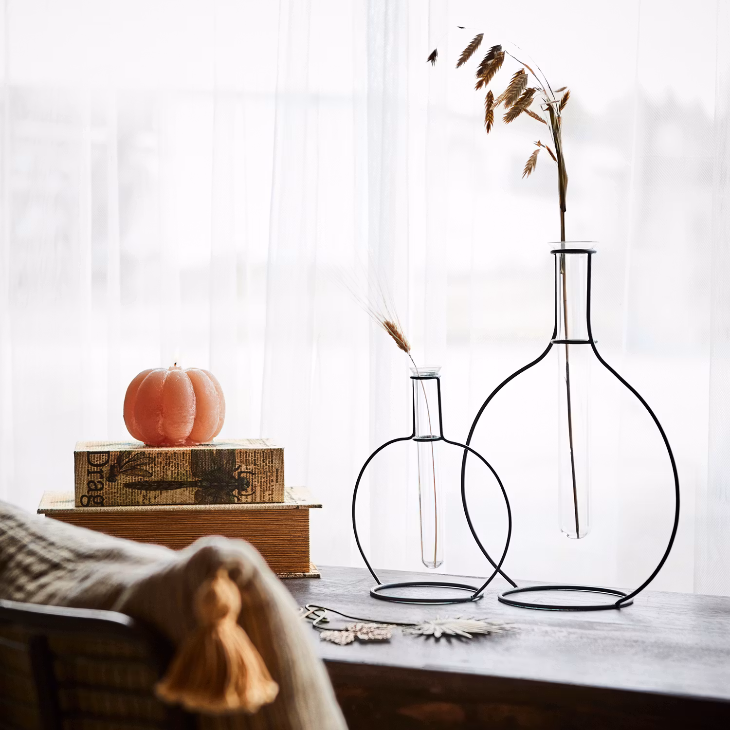 Handgjort Figurljus, Pumpa, Sand