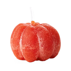 Handgjort Figurljus, Pumpa, Mörkorange