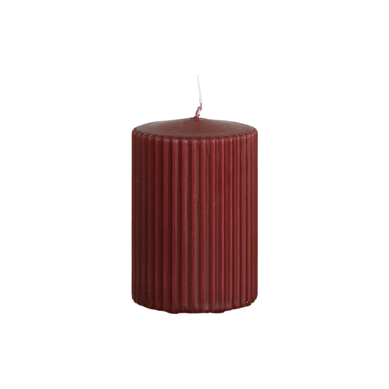 Vågigt blockljus, 10cm, Zinfanel