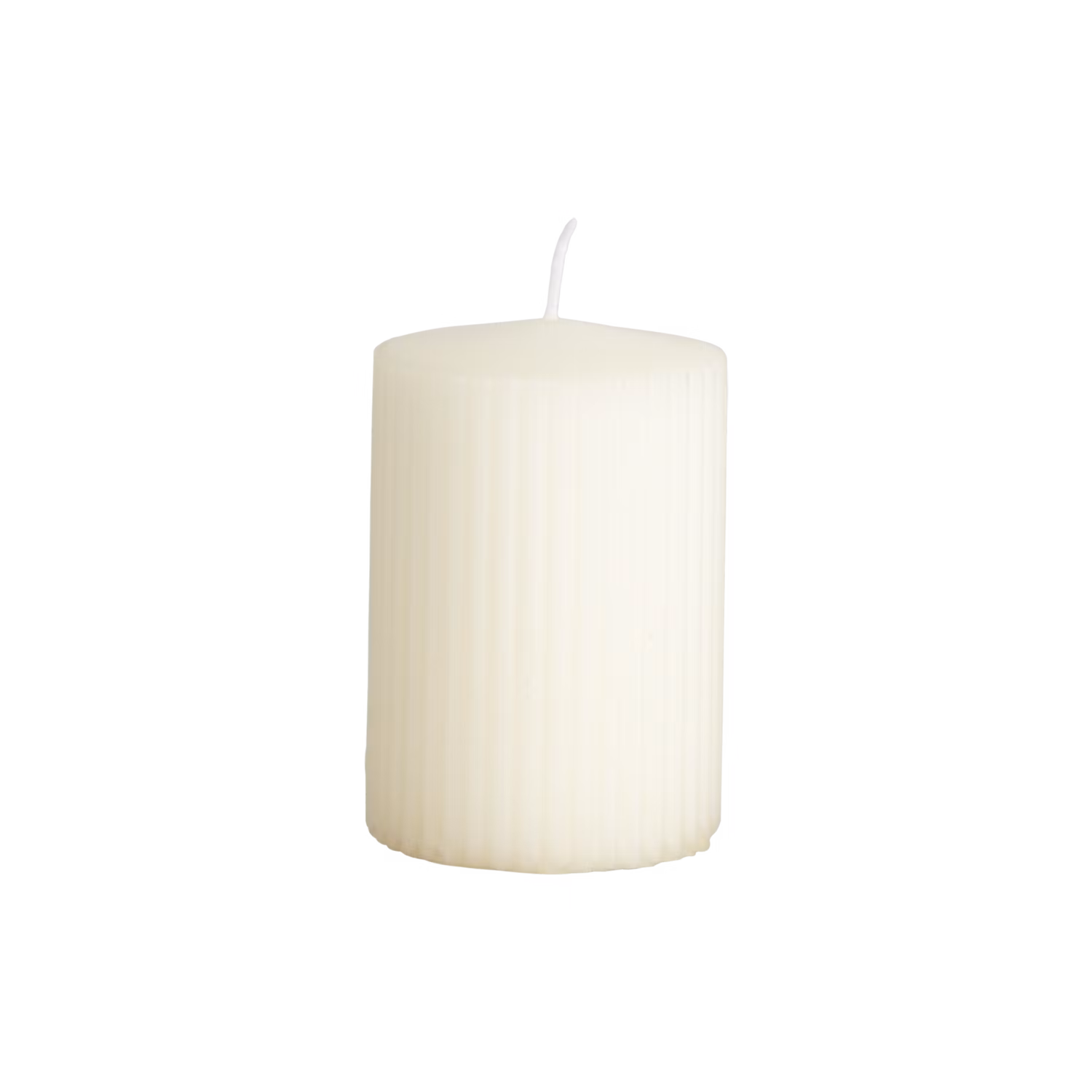 Vågigt blockljus, 10cm, Äggskal