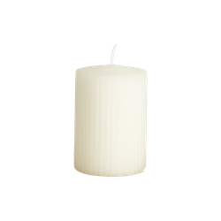 Vågigt blockljus, 10cm, Äggskal