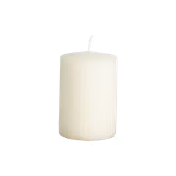 Vågigt blockljus, 10cm, Äggskal