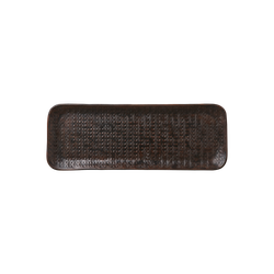 Vackert dekorationsfat, 50x18cm, Svart