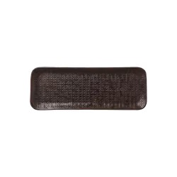 Vackert dekorationsfat, 50x18cm, Svart