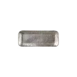 Vackert dekorationsfat, 40x16cm, Silver