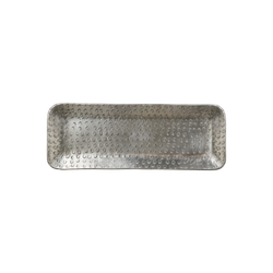 Vackert dekorationsfat, 50x18cm, Silver