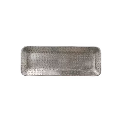 Vackert dekorationsfat, 50x18cm, Silver