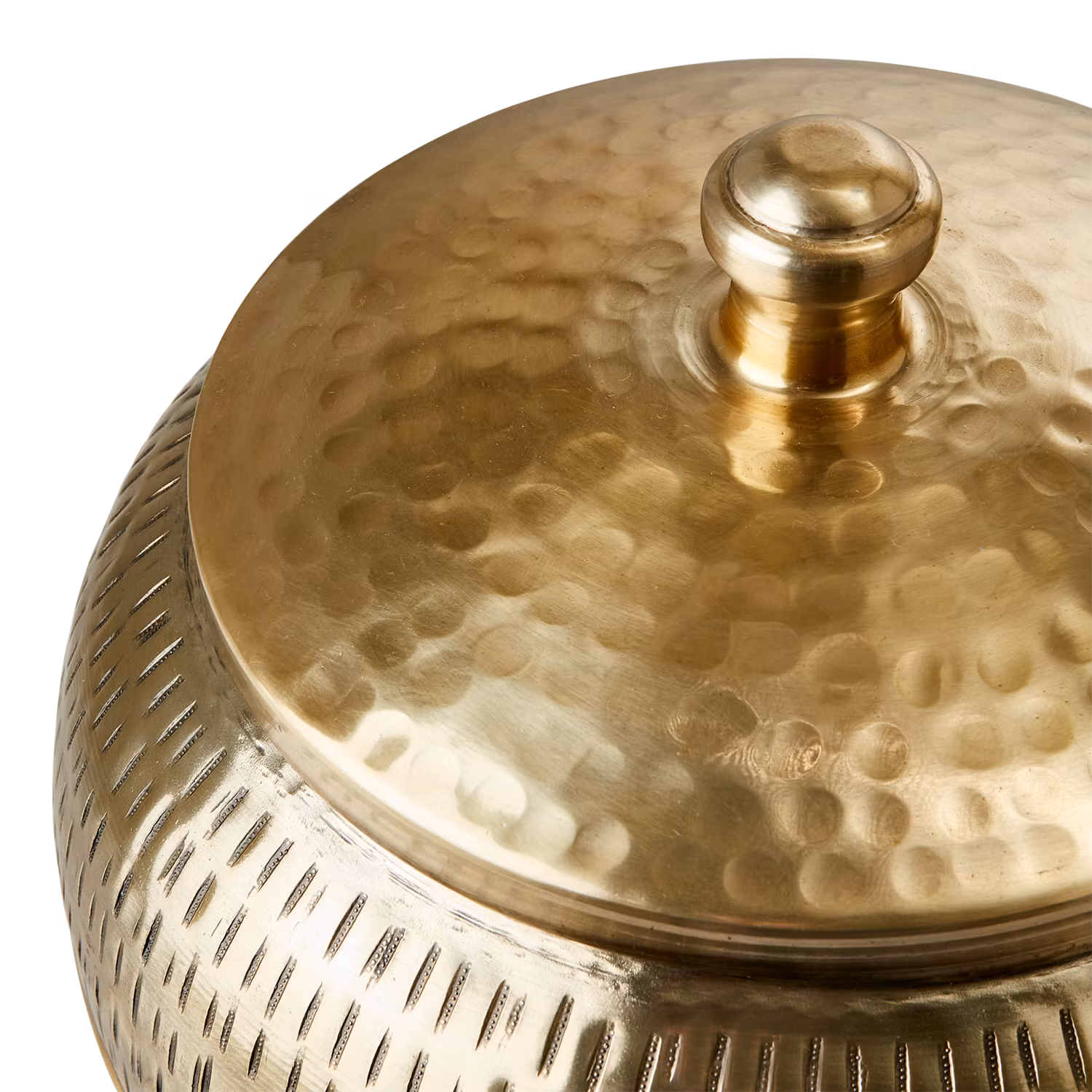 Vacker Urna med lock, Ø30cmxH32 cm, Mässing