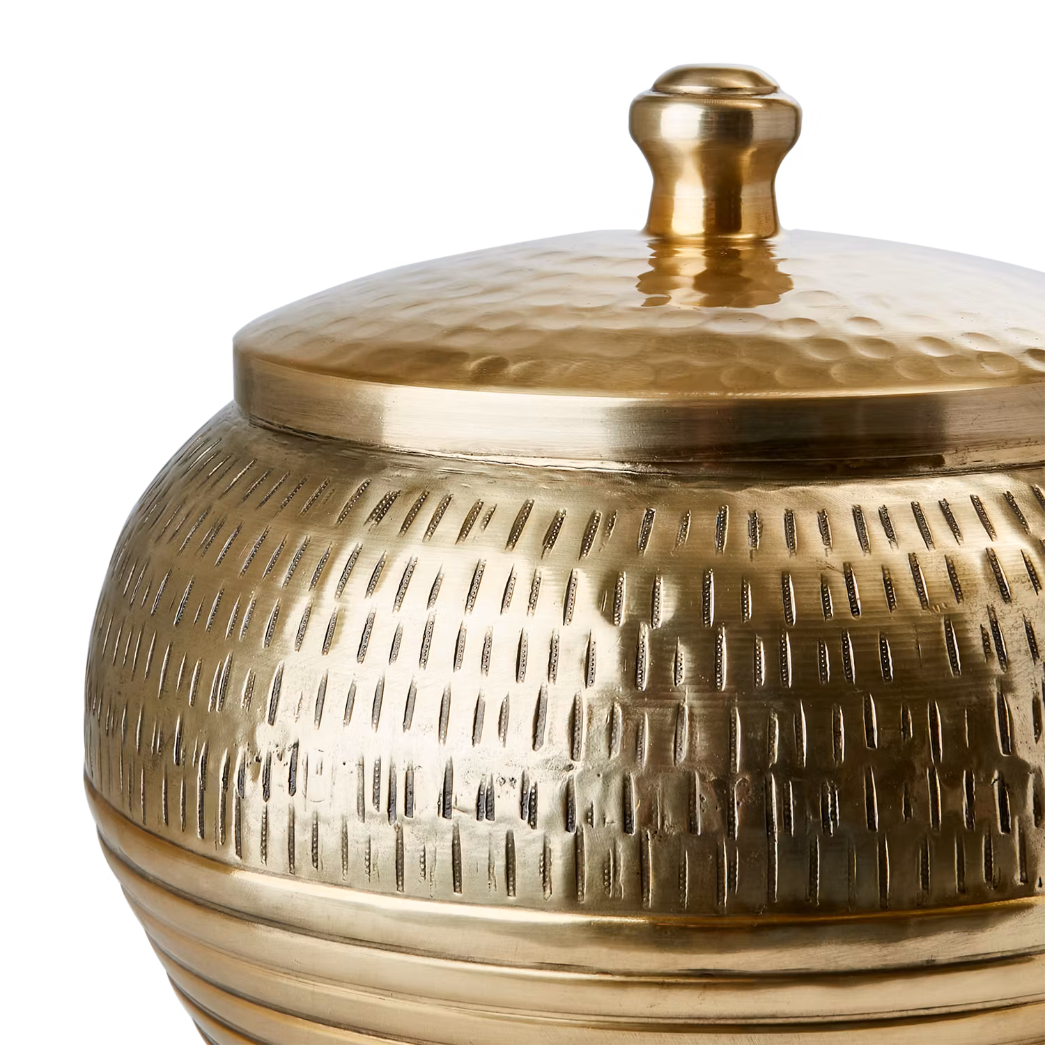 Vacker Urna med lock, Ø30cmxH32 cm, Mässing