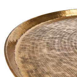 Vackert dekorationsfat, Ø90cm, Mässing