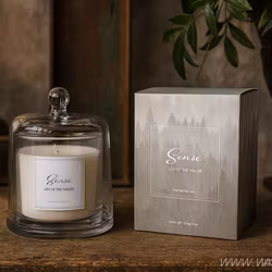 Doftljus med glaskupa, Lily of the Valley