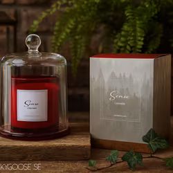 Doftljus med glaskupa, Cashmere