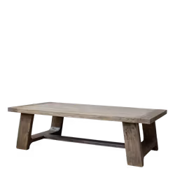 Handgjort och rejält soffbord av återvunnet trä, 130cm