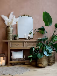 Handgjort sidobord/Avlastningsbänk med lådor, 150cm