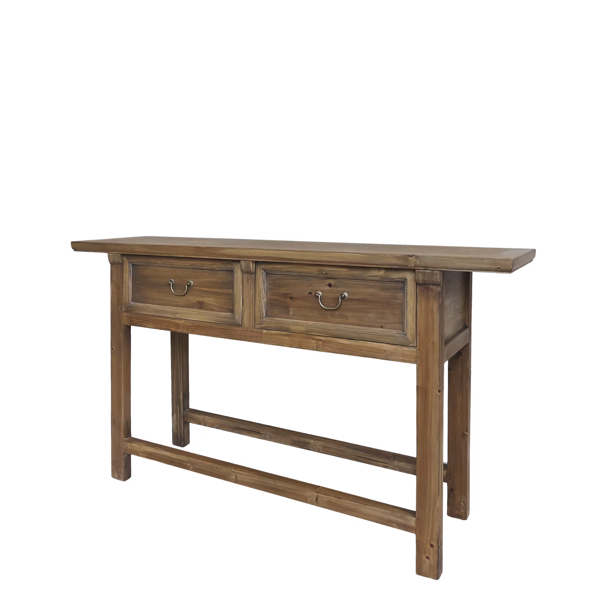 Handgjort sidobord/Avlastningsbänk med lådor, 150cm