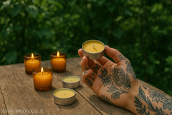 Myggljus/Värmeljus, 25-pack Citronella, Gul