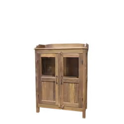 Vitrinskåp av återvunnet material