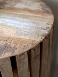 Unik Hylla/Skänk av återvunnet material, 115cm hög
