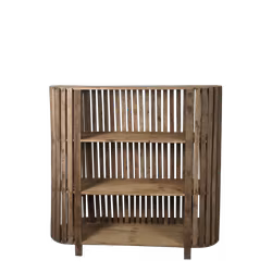 Unik Hylla/Skänk av återvunnet material, 115cm hög