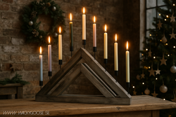 Adventljusstake för kronljus, XL