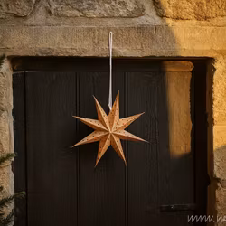 Stjärna Ø20, Brun/röd, Adventstjärna