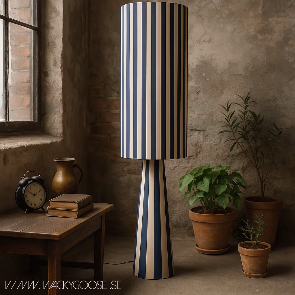 Golvlampa Blå, 120cm Bloomingville