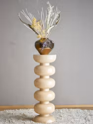 Sidobord/Pedistal i metall, 86cm