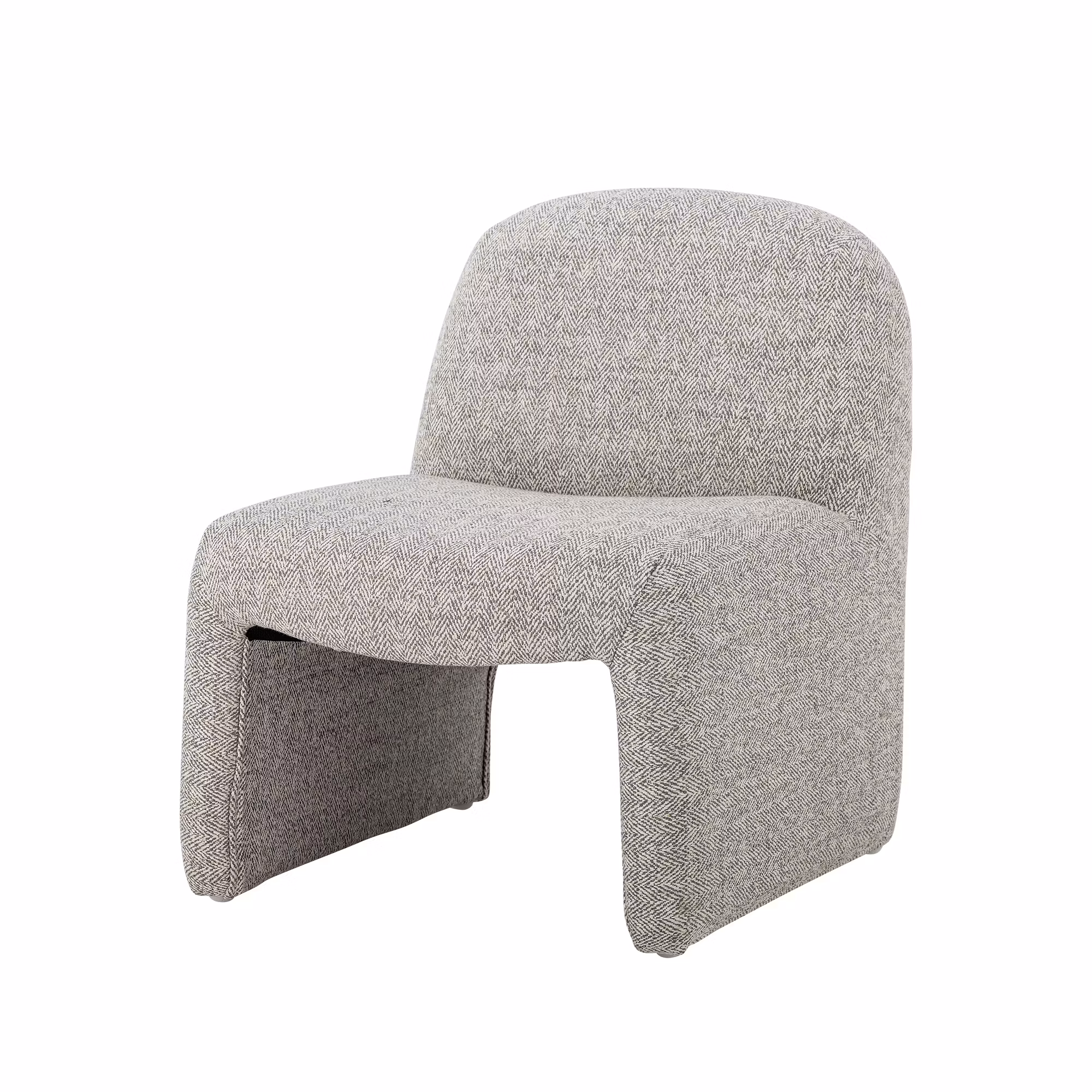 Kollektion MINI - Stilren barnfåtölj, Grå