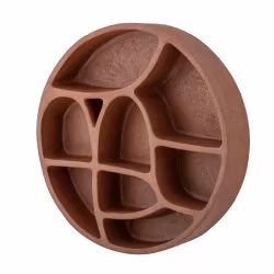 Kollektion MINI - Vägghylla med organiska former, Röd