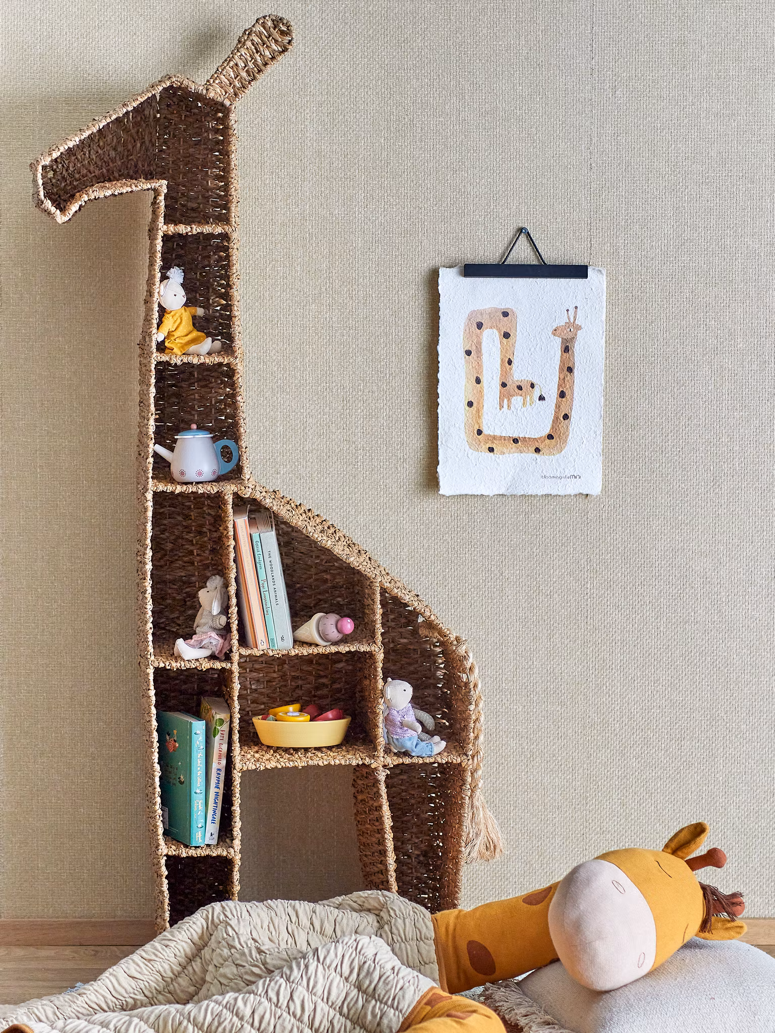 Kollektion MINI - Hylla giraff, 146cm