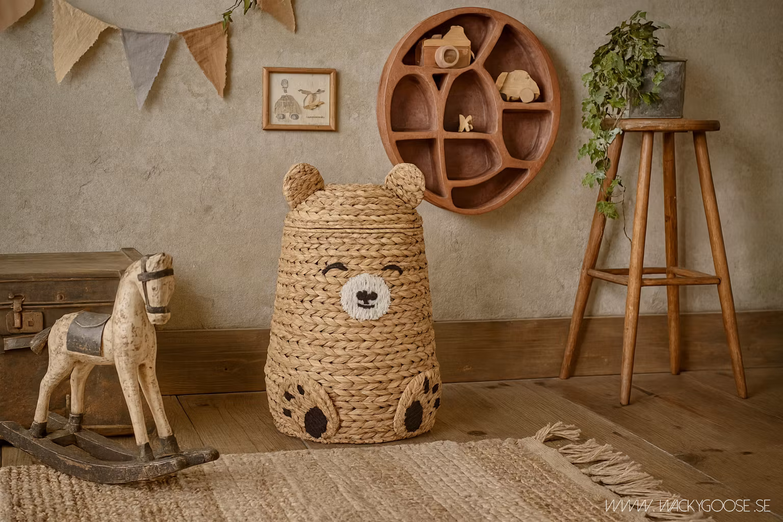 Kollektion MINI - Förvaringskorg NALLE