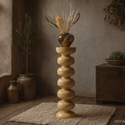 Sidobord/Pedistal i metall, 86cm